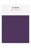 Plum Purple Color Swatches for Chiffon Bridesmaid Dresses