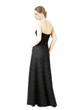 Slate Grey Sheath Sweetheart Floor Length Long Bridesmaid Dress Lilith