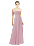 Primrose A-Line Sweetheart Strapless Long Bridesmaid Dress Melany