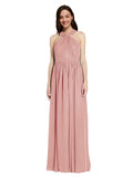 Long A-Line V-Neck Sleeveless Bliss Chiffon Bridesmaid Dress Harris