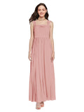 Long A-Line Square Sleeveless Bliss Chiffon Bridesmaid Dress Aldridge