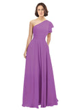 Dahlia A-Line One Shoulder Long Bridesmaid Dress Josephine