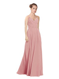 Bliss A-Line V-Neck Long Bridesmaid Dress Maria