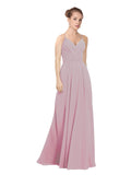 Primrose A-Line V-Neck Long Bridesmaid Dress Maria