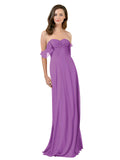 Dahlia A-Line Strapless Sweetheart Off the Shoulder Long Bridesmaid Dress Jamila