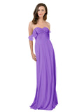 Tahiti A-Line Strapless Sweetheart Off the Shoulder Long Bridesmaid Dress Jamila