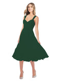 RightBrides Rodney Dark Green A-Line Sweetheart Sleeveless Short Bridesmaid Dress