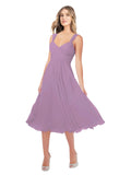 RightBrides Rodney Dark Lavender A-Line Sweetheart Sleeveless Short Bridesmaid Dress