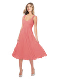 RightBrides Rodney Desert Rose A-Line Sweetheart Sleeveless Short Bridesmaid Dress