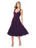 RightBrides Rodney Grape A-Line Sweetheart Sleeveless Short Bridesmaid Dress