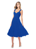 RightBrides Rodney Royal Blue A-Line Sweetheart Sleeveless Short Bridesmaid Dress