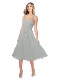 RightBrides Rodney Silver A-Line Sweetheart Sleeveless Short Bridesmaid Dress