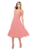 RightBrides Rodney Watermelon A-Line Sweetheart Sleeveless Short Bridesmaid Dress