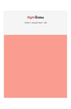 Georgia Peach Color Swatches for Chiffon Bridesmaid Dresses