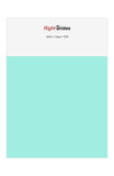 Aqua Color Swatches for Satin Bridesmaid Dresses