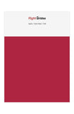 Dark Red Color Swatches for Satin Bridesmaid Dresses