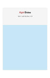 Light Sky Blue Color Swatches for Satin Bridesmaid Dresses