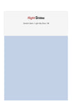 Light Sky Blue Color Swatches for Stretch Satin Bridesmaid Dresses